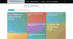 Desktop Screenshot of indianaffiliateprograms.com